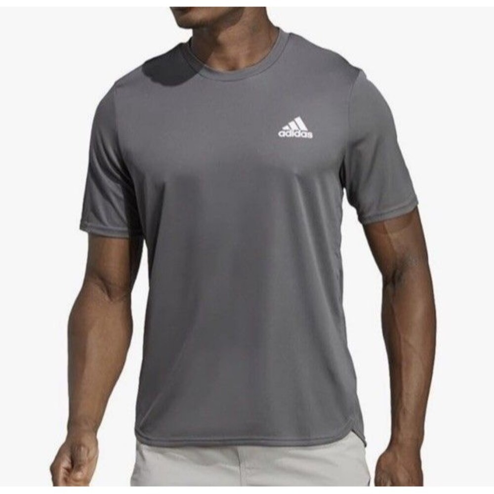 Adidas Men's AEROREADY Short Sleeve Crew Neck Designed for Movement Tee size L - Picture 2 of 12